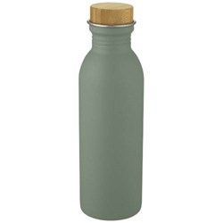 Obrázky: Športová fľaša z nerezovej ocele 650 ml, zelená