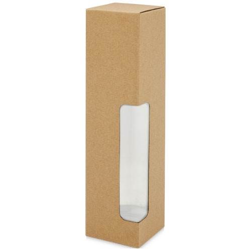Obrázky: Transparent. fľaša z recykl. PET a bambusu 650 ml, Obrázok 4
