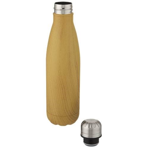 Obrázky: Nerez. termoska 500 ml so svetlo-drevenou potlačou, Obrázok 2