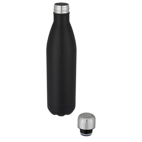 Obrázky: Nerezová termofľaša 750 ml, vák. izolácia čierna, Obrázok 2