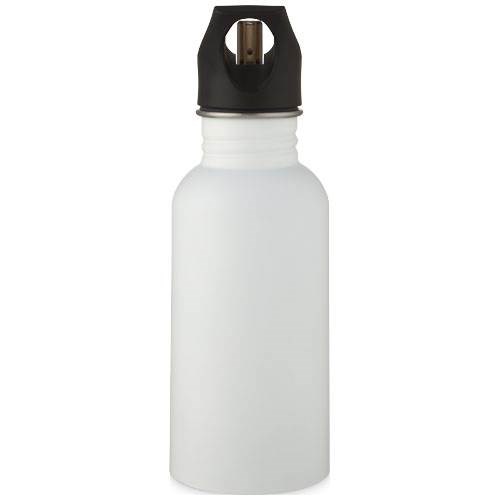 Obrázky: Matná športová fľaša z nerez. ocele 5000 ml biela, Obrázok 4