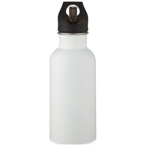 Obrázky: Matná športová fľaša z nerez. ocele 5000 ml biela, Obrázok 5