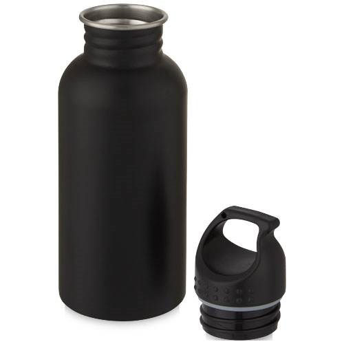 Obrázky: Matná šport.fľaša z nerezovej ocele 500 ml čierna, Obrázok 2