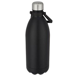 Obrázky: Nerezová fľaša 1,5L,vák. izolácia a pútkom čierna