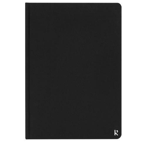 Obrázky: Čierny zápisník A5 s gumičkou, kamenný papier, Obrázok 4