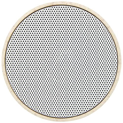 Obrázky: Béžový Bluetooth reproduktor z ABS a pšenič. slamy, Obrázok 7