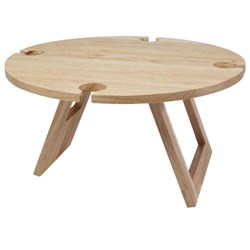 Obrázky: Skladací piknikový stôl z dreva