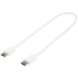 Obrázky: Biely nabíjací kábel PD USB-C – USB-C TPE 3A