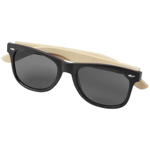 Obrázky: Bambusové slnečné okuliare s čiernou obrubou, Obrázok 2