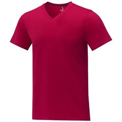 Obrázky: Pánske tričko Somoto ELEVATE do V červené XS