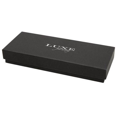 Obrázky: Čierna darčeková krabička na dve perá, prázdna, Obrázok 5