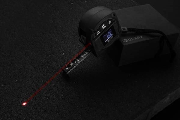 Obrázky: Navíjací meter Gear X 5 m s 30 m laserom, čierny, Obrázok 11