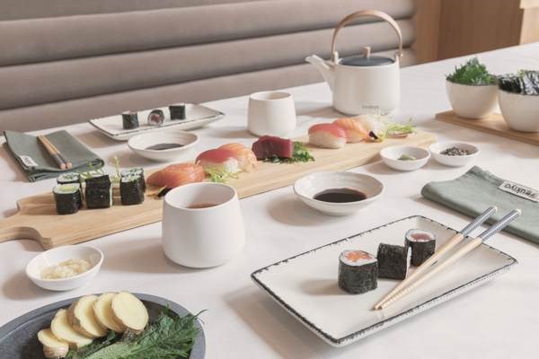Obrázky: Sada na sushi pre 2 osoby Ukiyo, biela, Obrázok 4
