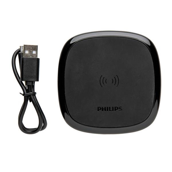 Obrázky: 10W bezdrôtová nabíjačka Philips, čierna, Obrázok 3