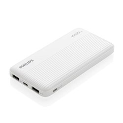 Obrázky: Slim powerbanka 10 000 mAh Philips, biela