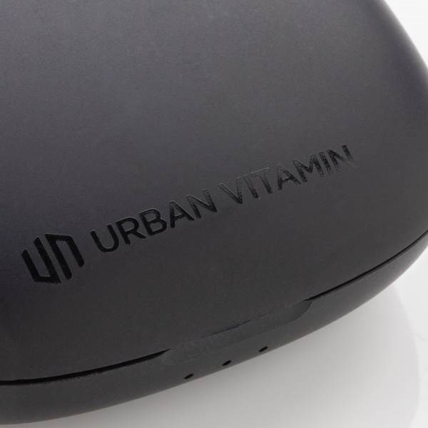 Obrázky: TWS slúchadlá Urban Vitamin Byron ENC, čierne, Obrázok 2
