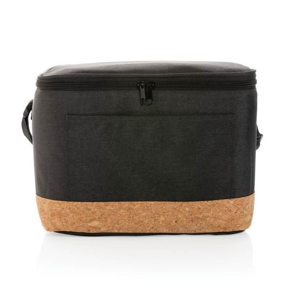 Obrázky: Chladiaca taška XL s korkovým detailom, čierna, Obrázok 2