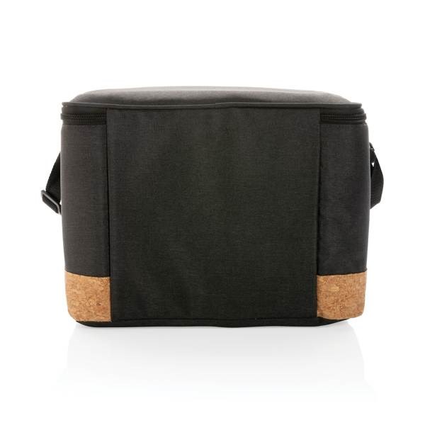 Obrázky: Chladiaca taška XL s korkovým detailom, čierna, Obrázok 4