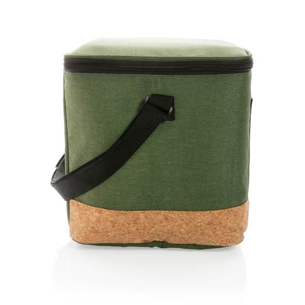 Obrázky: Chladiaca taška XL s korkovým detailom, Zelená, Obrázok 3