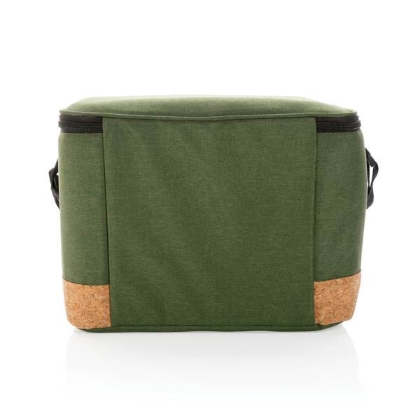 Obrázky: Chladiaca taška XL s korkovým detailom, Zelená, Obrázok 4