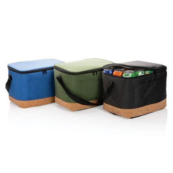 Obrázky: Chladiaca taška XL s korkovým detailom, Zelená, Obrázok 8