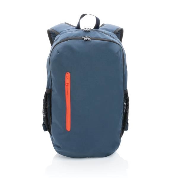 Obrázky: Základný ruksak Impact z 300D RPET AWARE, modrý, Obrázok 2