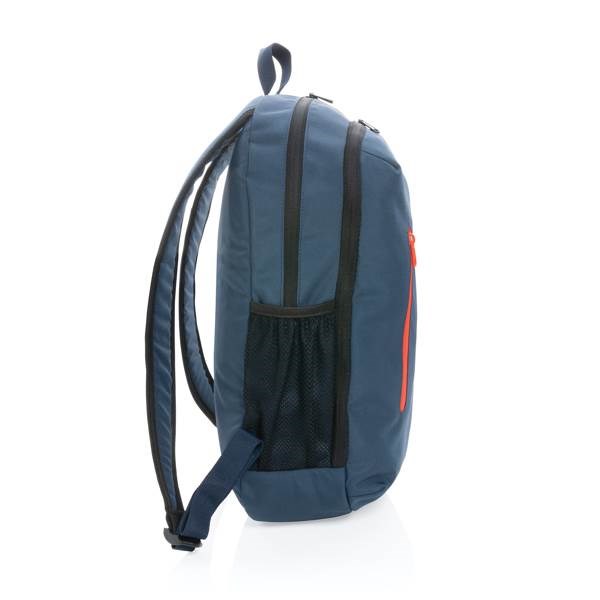 Obrázky: Základný ruksak Impact z 300D RPET AWARE, modrý, Obrázok 3