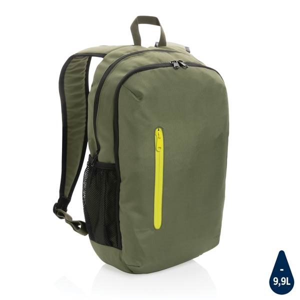 Obrázky: Základný ruksak Impact z 300D RPET AWARE, zelený