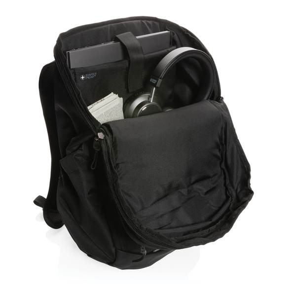 Obrázky: Swiss Peak business ruksak na notebook, čierny, Obrázok 8