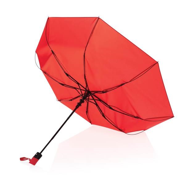 Obrázky: Červený auto-open dáždnik Impact z 190T RPET AWARE, Obrázok 3