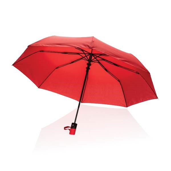 Obrázky: Červený auto-open dáždnik Impact z 190T RPET AWARE, Obrázok 7