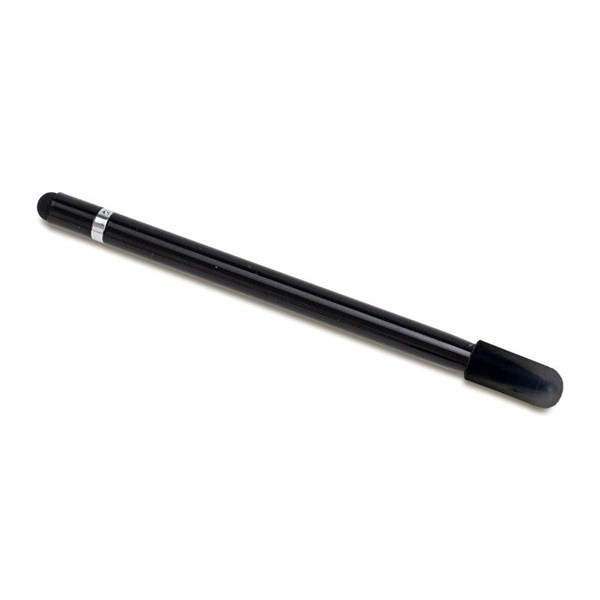 Obrázky: Dlhoveká ceruzka bez tuhy, guma a stylus,čierna, Obrázok 3
