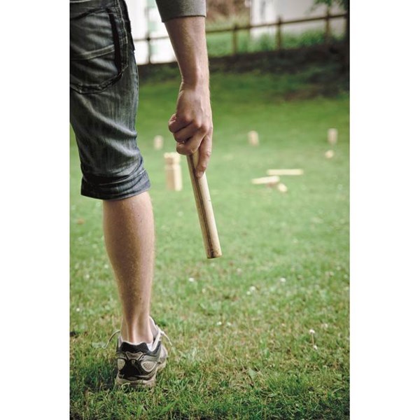 Obrázky: Zábavná outdoorová drevená hra, hnedá, Obrázok 6