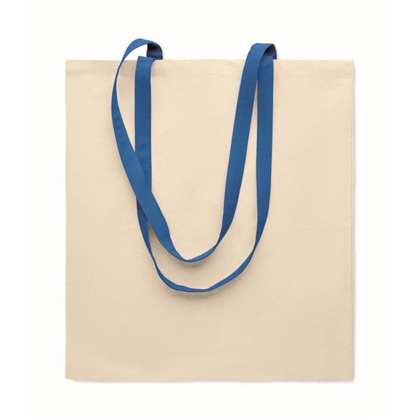 Obrázky: Bavlnená taška 140 gr s dlhými sv. modrými ušami