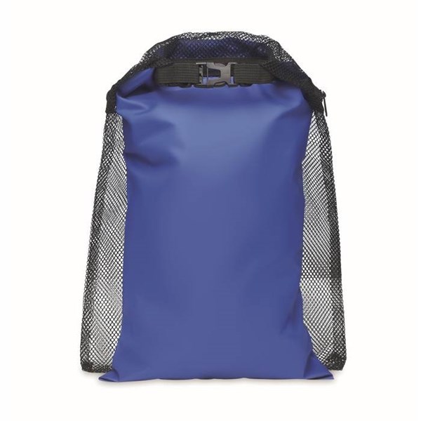 Obrázky: Modrá vodotesná taška s popruhom, 6L, Obrázok 2