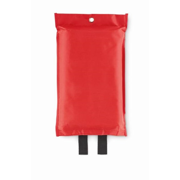 Obrázky: Hasiaca deka zo skleneného vlákna,PVC obal,červená, Obrázok 3