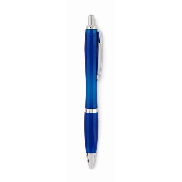 Obrázky: Modré plastové guličkové pero z RPET, Obrázok 3