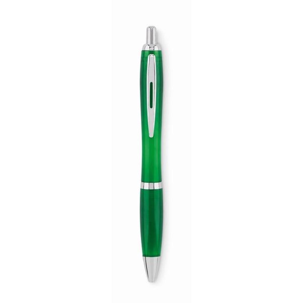 Obrázky: Zelené plastové guličkové pero z RPET, Obrázok 2