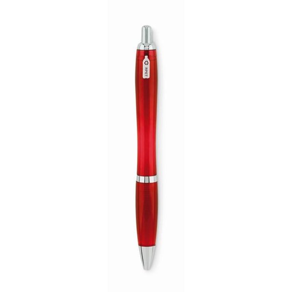 Obrázky: Červené plastové guličkové pero z RPET, Obrázok 5