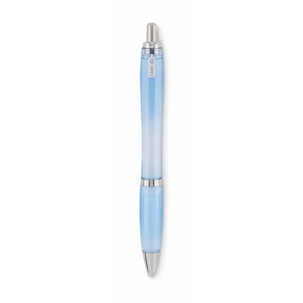Obrázky: Svetlomodré plastové guličkové pero z RPET, Obrázok 4