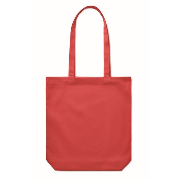 Obrázky: Červená nákupná plátená taška s dlhými ušami, Obrázok 3