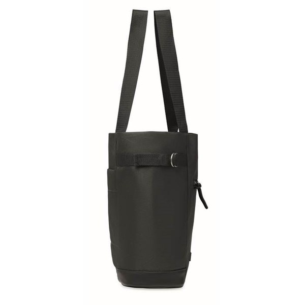 Obrázky: Čierna nákupná taška cez rameno z RPET, Obrázok 5