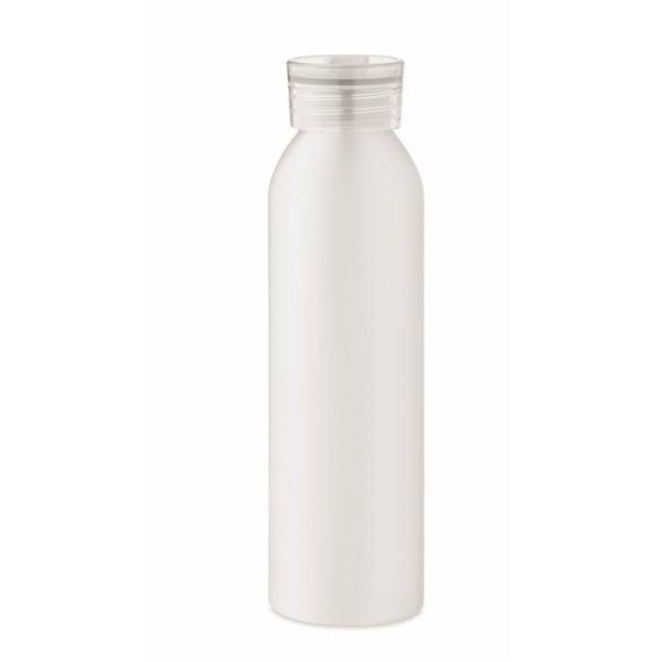 Obrázky: Biela hliníková fľaša 600ml so silikón. pútkom, Obrázok 6
