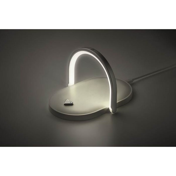 Obrázky: Biela bezdrôtová nabíjačka a lampička, Obrázok 10