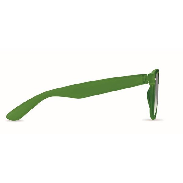 Obrázky: Transparentné zelené slneč.okuliare s RPET obrubou, Obrázok 4