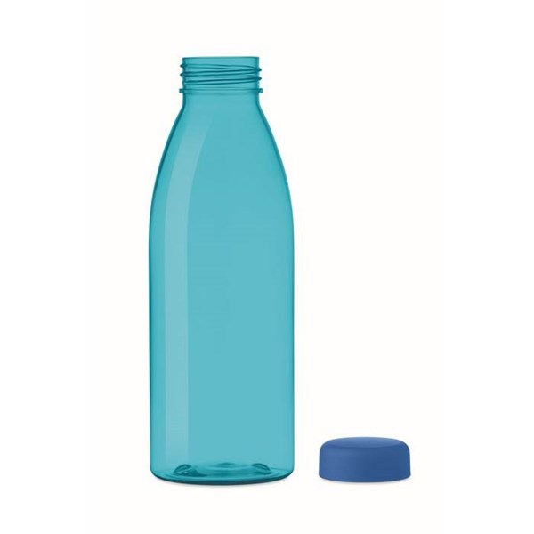 Obrázky: Transparentná tyrkysová RPET fľaša 500 ml, Obrázok 3