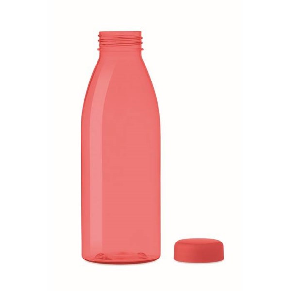 Obrázky: Transparentná červená RPET fľaša 500 ml, Obrázok 3