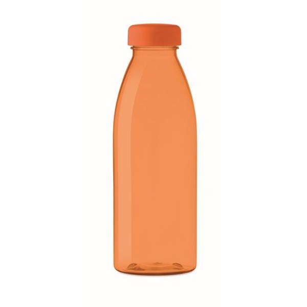 Obrázky: Transparentná oranžová RPET fľaša 500 ml, Obrázok 2