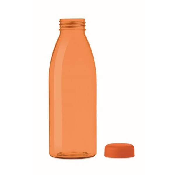 Obrázky: Transparentná oranžová RPET fľaša 500 ml, Obrázok 3