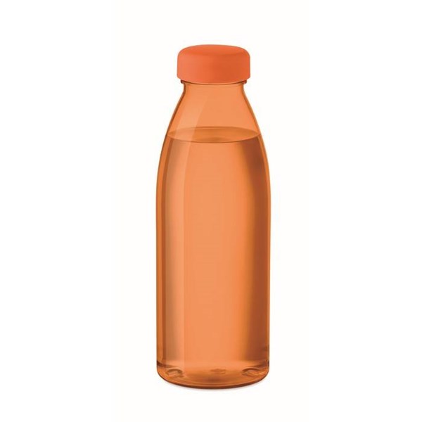 Obrázky: Transparentná oranžová RPET fľaša 500 ml, Obrázok 4